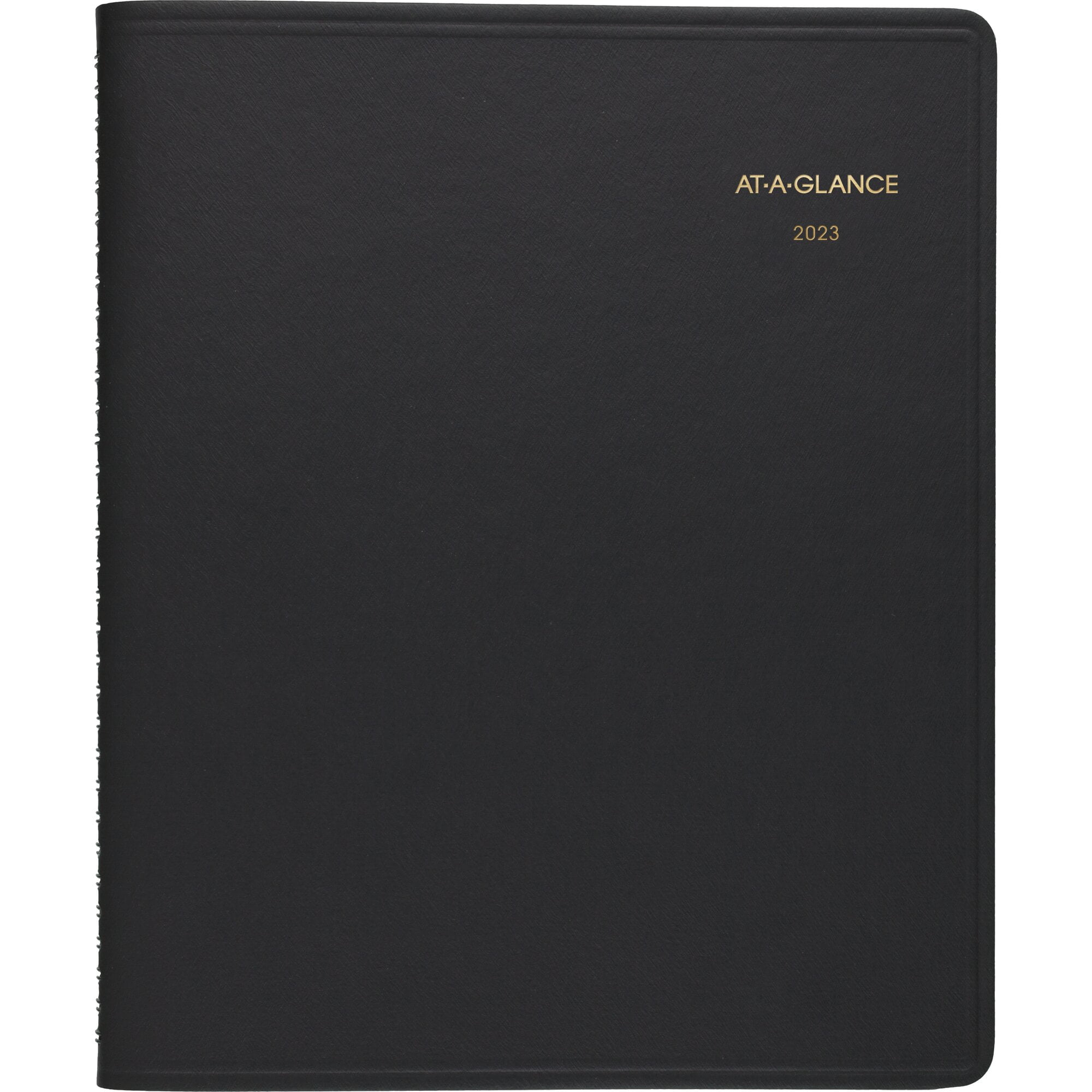 At a glance 2023 monthly planner black medium 7 x 8 34 monthly planners