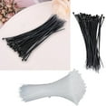 thumbnail image 5 of 100pcs Cable Ties 3x150mm Reusable Standard Self-locking Plastic Nylon Wire Zip String Tie,Black, 5 of 10