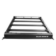 Black Horse Traveler Steel Roof Mounted Cargo Basket Rack Kit Modular Black (61"x20"x9") Black Compatible with 1987-2017 Jeep Wrangler|1997-2017 Jeep Wrangler|2007-2017 Jeep Wrangler-BA-JKBO-KIT40