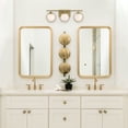 thumbnail image 5 of Designers Fountain Teatro 23.75 inch 3-Light Brushed Gold Modern Bathroom Vanity Light Fixture with Etched Opal Glass Shades, D296C-3B-BG, 5 of 9