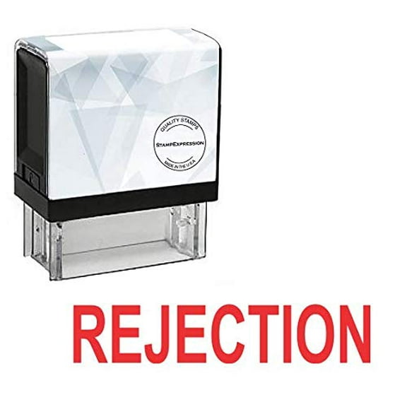 StampExpression - Rejection Office Self Inking Rubber Stamp - Red Ink (A-5605)