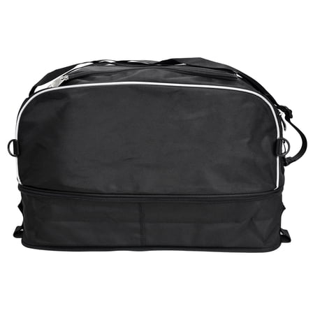 Black Rear Luggage Rack Foldable Travel Bag For Harley Road Street Glide 94-2023