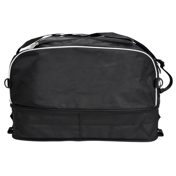 Black Rear Luggage Rack Foldable Travel Bag For Harley Road Street Glide 94-2023