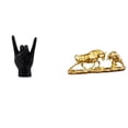 thumbnail image 1 of Escultura de mano de toro con gesto de roca, estatua de animal creativa moderna para apartamento, dormitorio, restaurante, escritorio, decoración, obr, 1 of 8