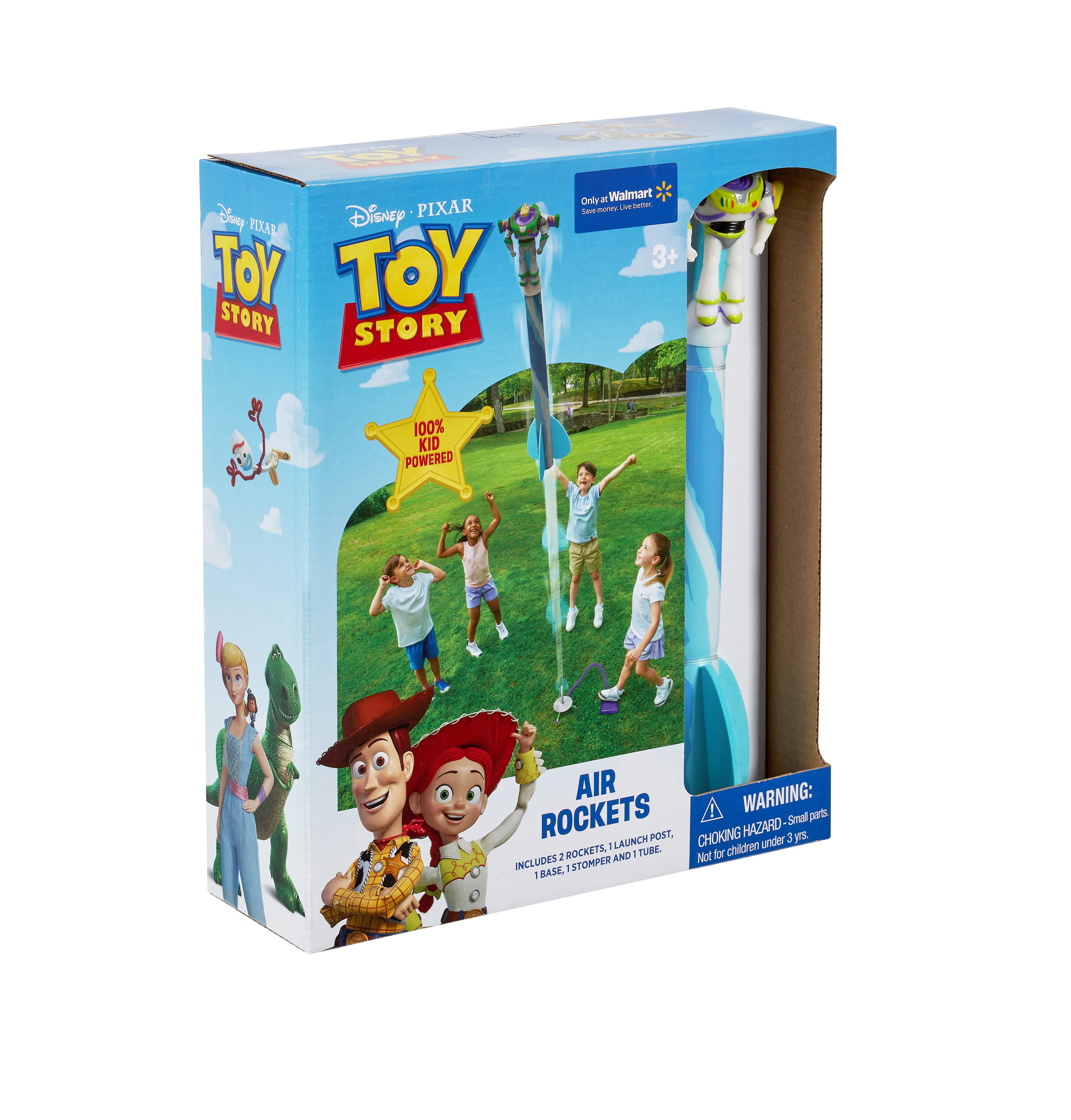 Little Kids Toy Story Buzz Lightyear Step Rocket for Outdoor Play