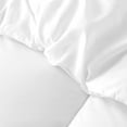 thumbnail image 6 of D.N.G. BEDDINGS 5 Piece Luxury Straight Line Pattern Comforter Set, Premium Super Soft, 800 Thread Count, 100% Egyptian Cotton, Super King Size White Solid Color, 6 of 6