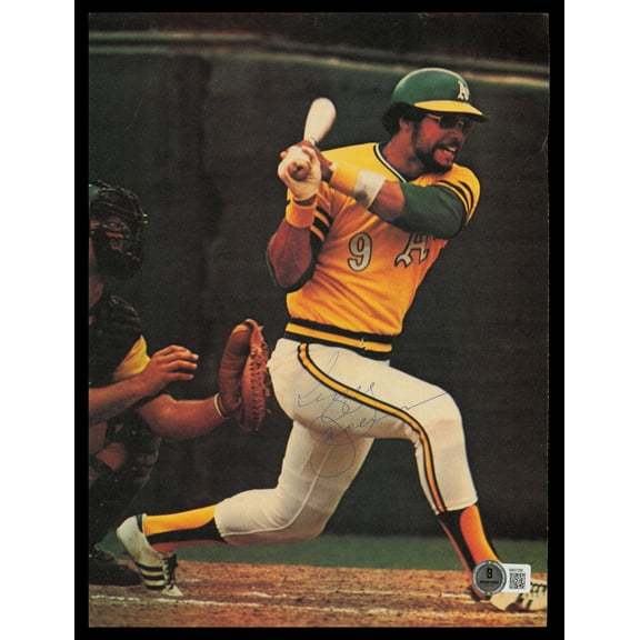 Reggie Jackson Autographed 8x11 Magazine Page Photo Oakland A's Vintage Signature Beckett BAS QR #BM37295