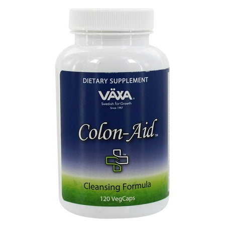 Vaxa - Colon-Aid+ Cleansing Formula - 120 Vegetable (Best Vegetables For Colon Cleanse)