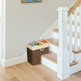 thumbnail image 4 of 2Pcs Stair Basket The Staircase Steps With Handles Can Be Folded And Stored Making It An Organizer For Bedroom And Bathroom Storage, 4 of 4