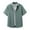 Green, variant on Bcfgryg Men's Spring/summer Solid Color Casual Lapel Large Size Beach Holiday Short Sleeved Shirt Dress Shirts For Men Black