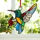 thumbnail image 4 of Colgante de Vitral con Forma de Colibrí de Un Día, 4 of 5
