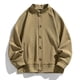 thumbnail image 2 of Kalauyu Men's Lightweight Sweatshirt Casual Long Sleeve Sweatshirts Button Down Fall Shirts, 2 of 6