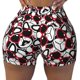 thumbnail image 2 of Balery French Bulldog1 Pantalones cortos de entrenamiento estampados para mujer, sin costuras, ajustados, para gimnasio, yoga, correr, deportes, ejercicio activo, fitness.-Large, 2 of 8