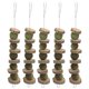 thumbnail image 1 of juguetes masticables de conejito, palitos de madera de manzana con bolas de hierba para conejos, chinchillas, conejillos de indias y hámsteres, 1 of 15