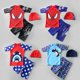 thumbnail image 4 of Conjunto de traje de baño para bebé con gorro, Miles Morales, Spiderman, Iron Man, traje de baño para niños, Capitán América, traje de baño de playa para niños, regalo de Halloween, 4 of 5