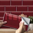 thumbnail image 1 of Sumhomie 9/45/90Pcs Tiles PVC Wall Sticker Kit Waterproof Furniture Decal Kitchen Wall Decor, 1 of 4