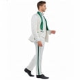thumbnail image 2 of Tazzio Skinny Fit Paisley 2 Piece Suit Set with Satin Shawl Lapel, 2 of 4