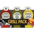 thumbnail image 3 of (3 pack) Heinz Tomato Ketchup, Sweet Relish & Yellow Mustard Grill Pack, 3 ct Pack, 3 of 20