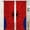 1, variant on Red Spider Web Boys' Favorite Cartoon Window Curtain 3d Printed Thin Curtain Bedroom Living Room Hotel Window 2 Panel Shade