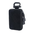 thumbnail image 3 of Bolsa para teléfono, bolsa pequeña con cremalleras dobles para hombres, bolsa de utilidad portátil, bolsa organizadora de utilidad para pesca, Camping Negro shamjiam Bolsa para teléfono, 3 of 8