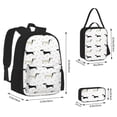 thumbnail image 2 of Balery Dachshund Dog Mochila Escolar 3 en 1 para Niños - Mochila Resistente con Lonchera Térmica y Estuche - Mochila Escolar para Niños y Niñas, 2 of 7