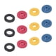thumbnail image 1 of 12Pcs Restrictor de Flujo de Agua, Reductor de Flujo de Ducha de 0.73" de Diámetro, Válvula de Control de Flujo de Manguera de Ducha para Baño de Hogar, Inodoro, Hotel (Azul, Amarillo, Rojo, Negro), 1 of 6