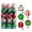 B, variant on 30 PCS Christmas Tree Hanging Candy Jar Ornaments - Glitter Decorations for Holiday Tree, Home, Party (Red/Green/Gold)