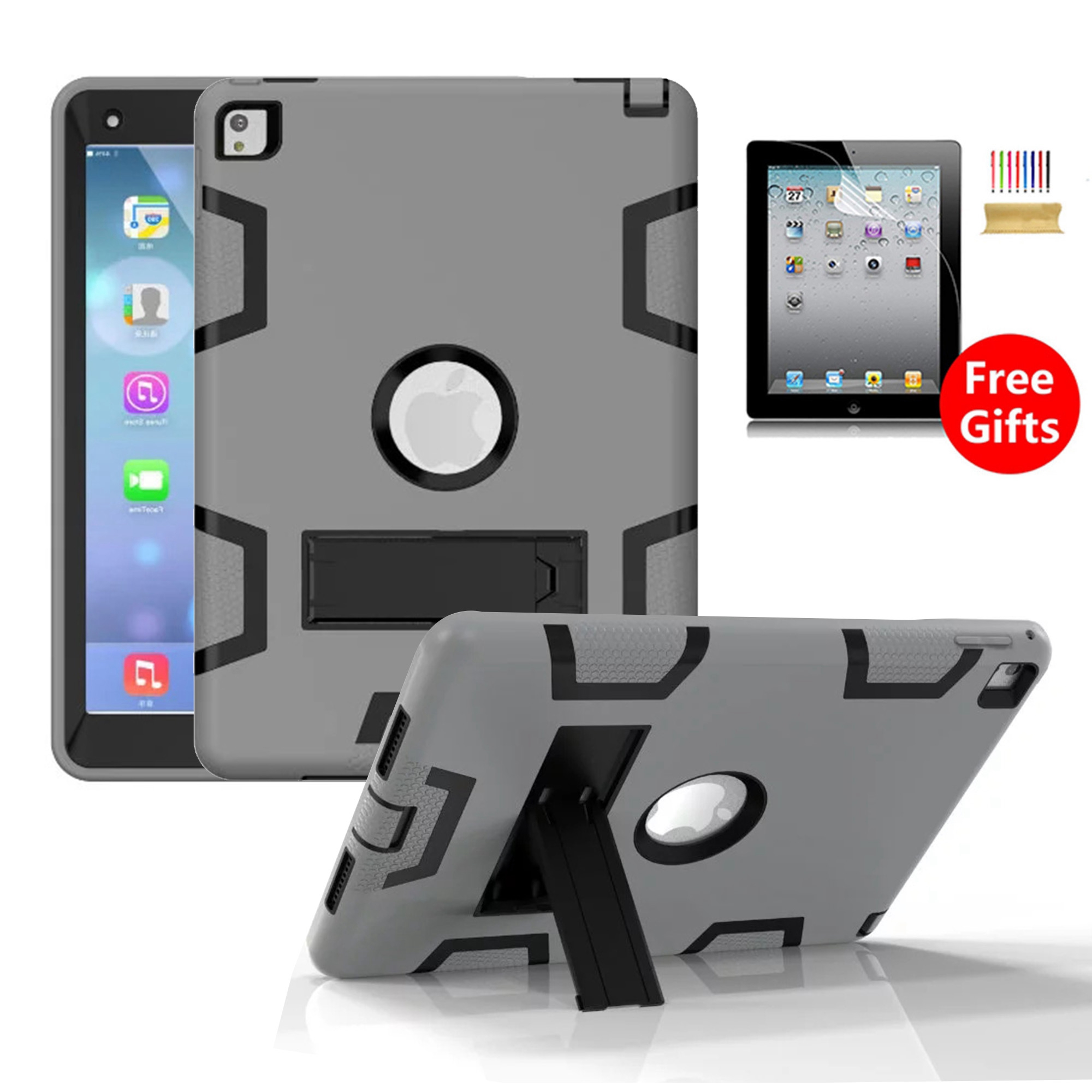 iPad Pro 9.7 inch Case with PET Screen Protector, Dteck Three Layer