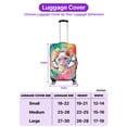 thumbnail image 5 of Funny Watercolor Adorable Devon Rex Peeking Through Torn Paper Effect Travel Luggage Cover Cat Lover Kitten Owner Gifts Suitcase Dust Protective Decor - 00026, 5 of 5