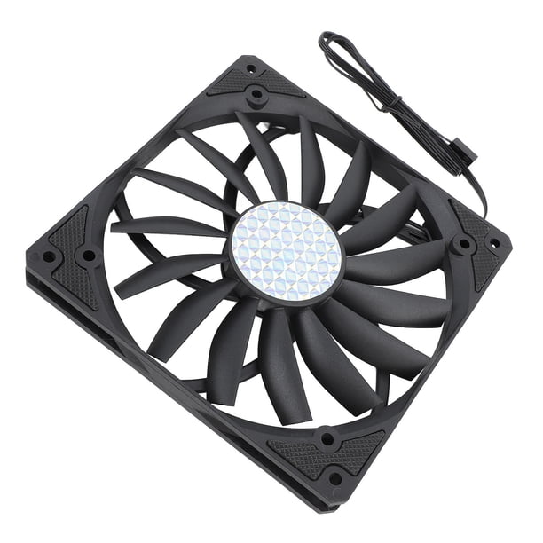 Ventilador de Caja de PC de 140 mm, Ventilador de Caja de 12 V, 4 Pines, Pwm de 4 Pines para Refrigeración de Radiador/Caja de CompuTADORA, Ventilador de Refrigeracióne de PC