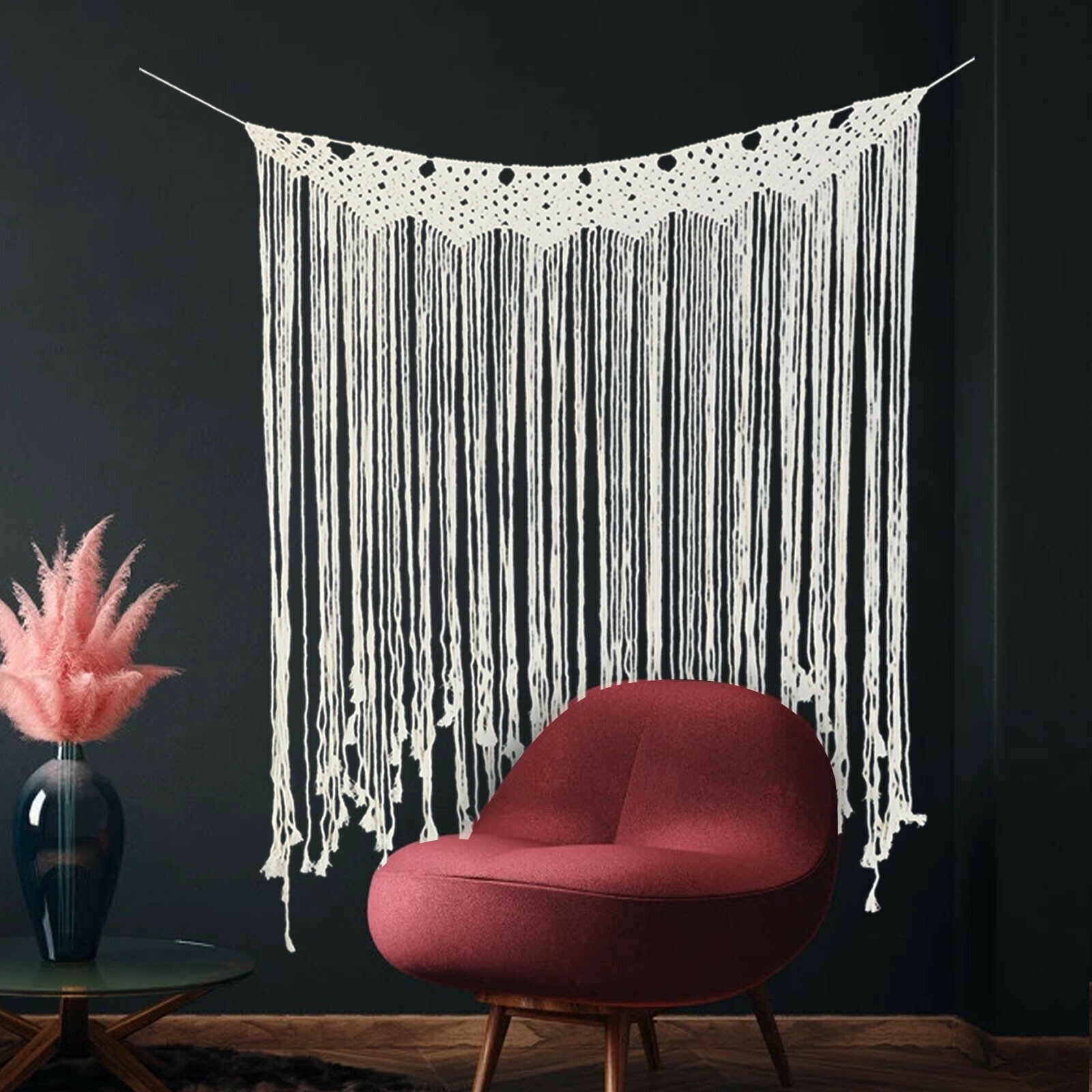 Buy Macrame Wedding Backdrop Decor Boho Chic Macrame Wall Hanging Style buy-macrame-wedding-backdrop-decor-boho-chic-macrame-wall-hanging-style