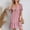 Dress-Pink, variant on Babydolled Dress for Women Short Sleeve V Neck Tiered Ruffle Mini Dress Loose Fit Tunic Dresses Summer Beach Vacation Cute Maternity Clothing