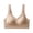 Khaki, variant on Lift Bust Shaping Bra for Women V Neck Wireless Push Up Full Coverage Bralettes Seamless Comfortable Support T Shirt Bras