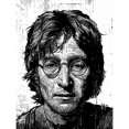 thumbnail image 3 of Shigley, Neil 15x18 Black Modern Framed Museum Art Print Titled - Lennon, 3 of 5