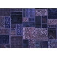 thumbnail image 1 of Ahgly Company Indoor Rectangle Oriental Blue Modern Area Rugs, 2' x 5', 1 of 4