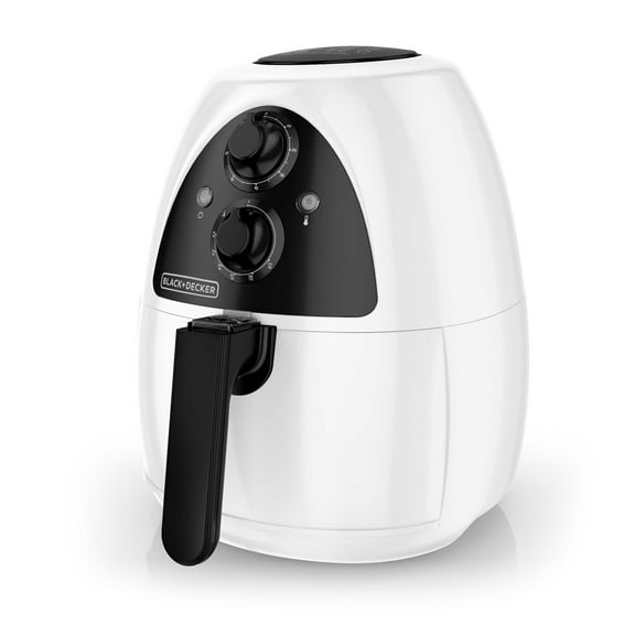 BLACK DECKER Purifry 2-Liter Air Fryer, White, HF100WD