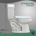 thumbnail image 6 of Elongated Corner Toilet Dual Flush White Toilet w/Slow Close Seat Renovators Supply, 6 of 12