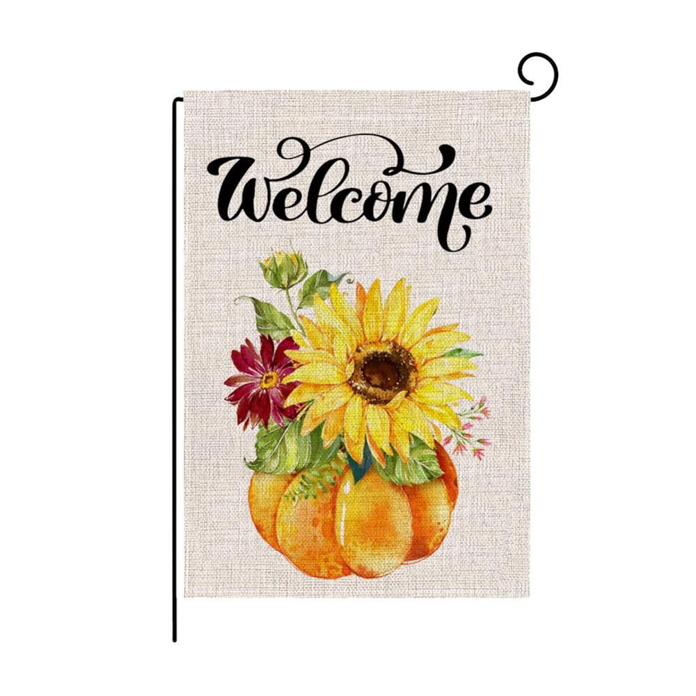 BLKWHT Spring is in The Air Garden Flag Vertical Double Sided 12 x 18 Inch Flower Yard Decor