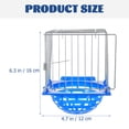 thumbnail image 5 of ELAYARD 4-Pack Plastic Bird Nest Boxes for Parakeets, Finches, - Comfortable and Hatchery Incubation, 5 of 8