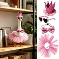 thumbnail image 2 of Lzobxe Porch Goose Clothes, Outdoor Garden Gooses Clothes for Cement or Plastic Statue, Yard Costume Set for Patio Lawn Entrance Decoration, 2 of 7