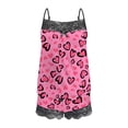 thumbnail image 5 of Valentine's Day Pajamas Set Women qolati Sexy Love Heart Print Camisole Lingerie 2 Piece Pjs Sets Comfy Cami Shorts Sets Sleepwear Lounge Sets, 5 of 5