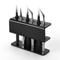 thumbnail image 4 of Qarigey Soporte para estante de pinzas, soporte para pinzas de 6 agujeros, pinzas acrílicas, herramientas de almacenamiento de exhibición, Bolsas de maquillaje Negro, 4 of 6