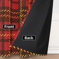 thumbnail image 2 of Tchckioa Retro Red Grid Blackout Curtains,52x96 Inch Grommet Window Drapes for Apartment,2 Panels, 2 of 7