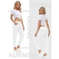 thumbnail image 3 of MoFiz Pantalones Cargo para Mujer, Pantalones Deportivos Ligeros con Cintura elástica para Exteriores, Senderismo, Pantalones Deportivos Casuales, 3 of 3