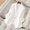 White, variant on GaThRRgYP Open Front Blazers Jackets,Ladies Solid Color Lapel Button Elegant Suit Jacket Red S
