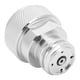 thumbnail image 4 of Adaptador de refresco con llave, conector de conversión de cilindro de CO2 de latón galvanizado de cobre, plateado, 4 of 8