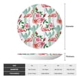 thumbnail image 2 of Bingfone Flamingo Flower Print Bone China Dinner Decorative Plates,Handmade Ceramic Dinner Plate with Stand for Home Club-10in, 2 of 6