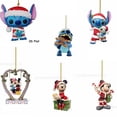thumbnail image 2 of Decoración de PVC 2D de dibujos animados de Disney, Stitch, Mickey Mouse, mochila para niños, colgante, adornos de coche de dibujos animados, adornos colgantes de Navidad, 2 of 4
