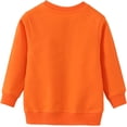 thumbnail image 2 of DOPI Boys and Girls Pumpkin Face Sweatshirt Long Sleeve Children's Halloween Preschool Top 2-7T, 2 of 7