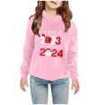thumbnail image 2 of Lovskoo 2-7 Years Baby Clothes Christmas Toddler Baby Boy's Girl's Hoodie Children's Casual Print Fleece Lined Sweatshirt for The Baby Gift Pink, 2 of 7